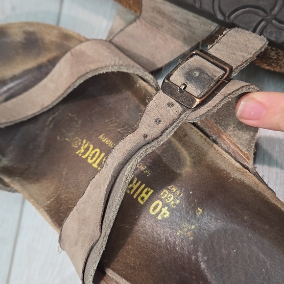 Birkenstock Women's Loop Toe Mayari Sandals Flats Shoes Sz 40/9 Narrow - Picture 10 of 12